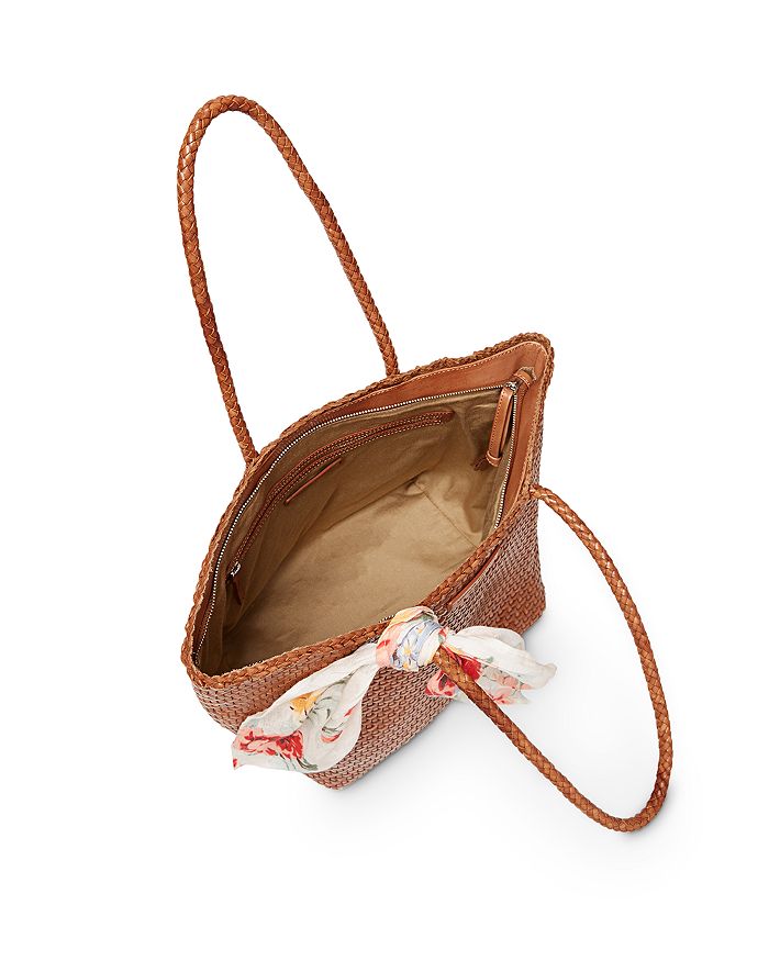 Loeffler Randall Tatia Medium Woven Buffalo Leather Tote ...