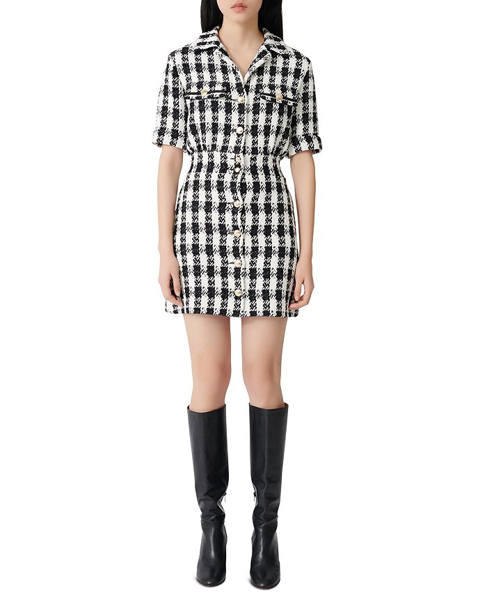 maje tweed style dress