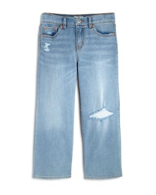 Levi's - Girls' Ripped Wide-Leg Jeans - Big Kid