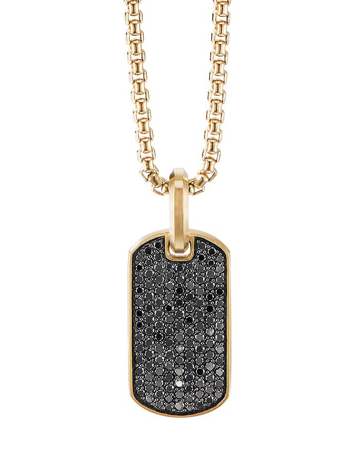 David yurman shop black diamond pendant