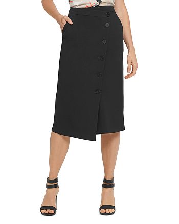 DKNY Button Detail Skirt | Bloomingdale's