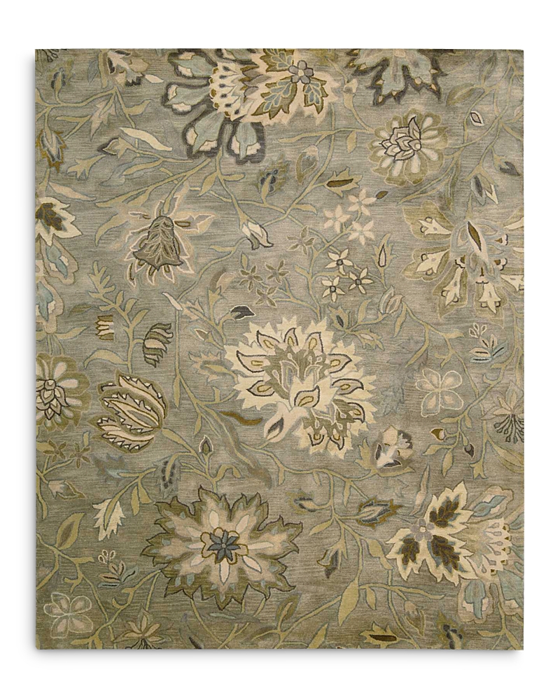 Nourison Jaipur Ja41 Area Rug, 7'9 X 9'9 In Silver