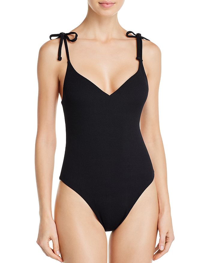 Aqua Swim Sunset Boulevard Tie-strap One Piece Swimsuit - 100% Exclusive In Black