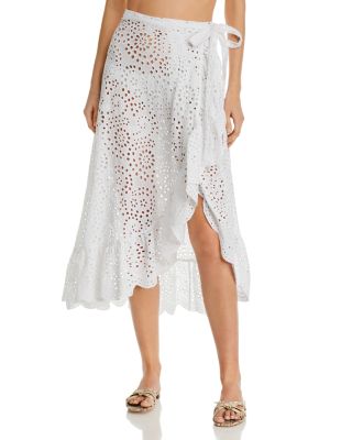 wrap skirt swim cover up