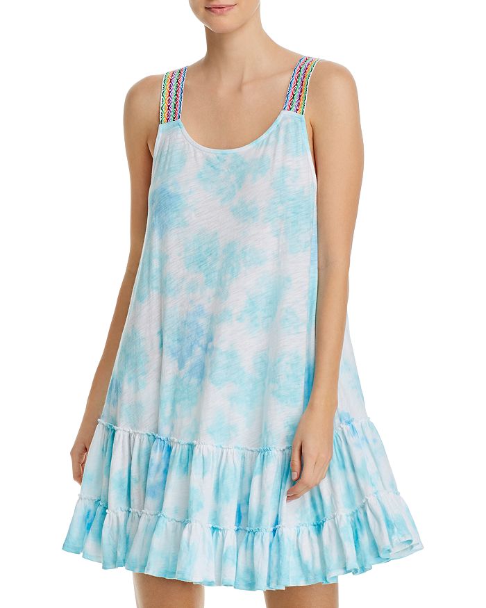Pitusa Mini Sundress Cover Up - Watermelon main image 1