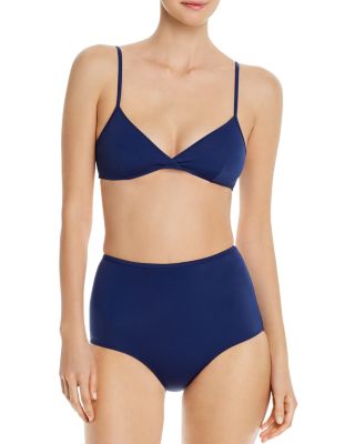 triangle bikini high waisted