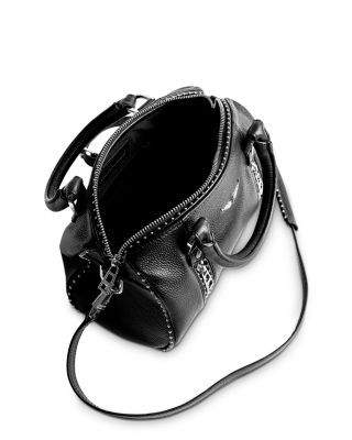 Zadig Voltaire Sunny Small Studded Leather Bowling Bag