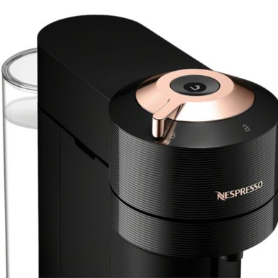 Vertuo Next Premium Coffee and Espresso Maker by DeLonghi with Aeroccino Milk Frother, Black Rose Gold