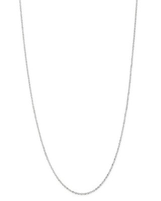 buy white gold necklace