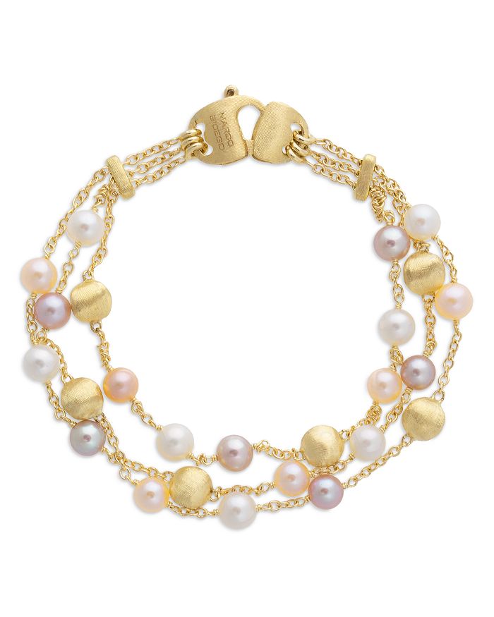 Marco Bicego 18k Yellow Gold Africa Pearl Multicolor Cultured ...