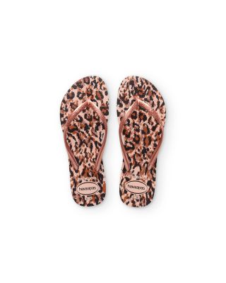 havaianas leopard slim