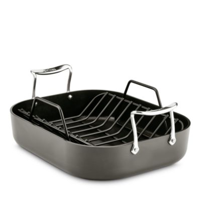 All-Clad - Essentials Non-Stick Small Roaster with Rack