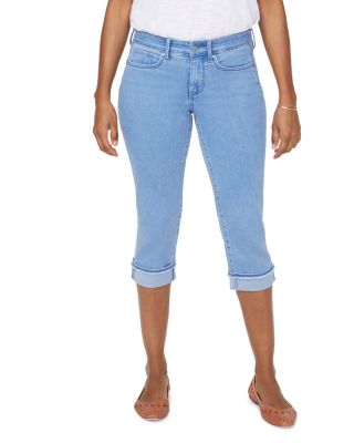 nydj frayed hem jeans