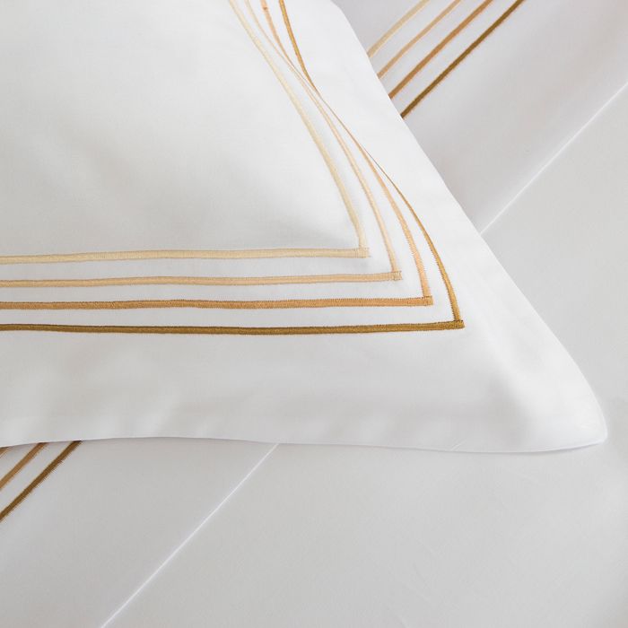 Shop Frette Cruise Duvet Cover, Full/queen - 100% Exclusive In White/slate Gray