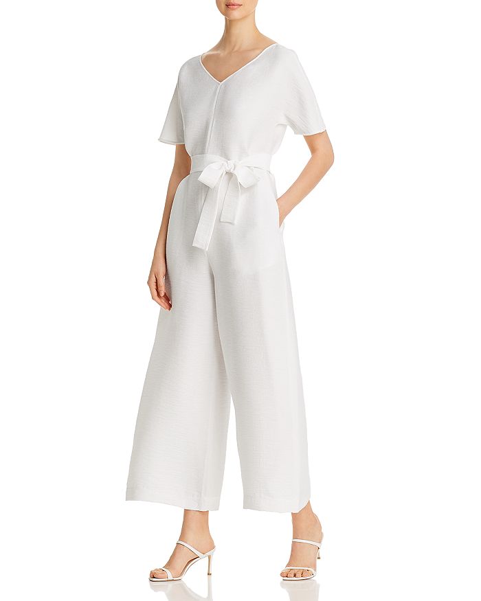 Armani Oversized Textured Jumpsuit Bloomingdale's