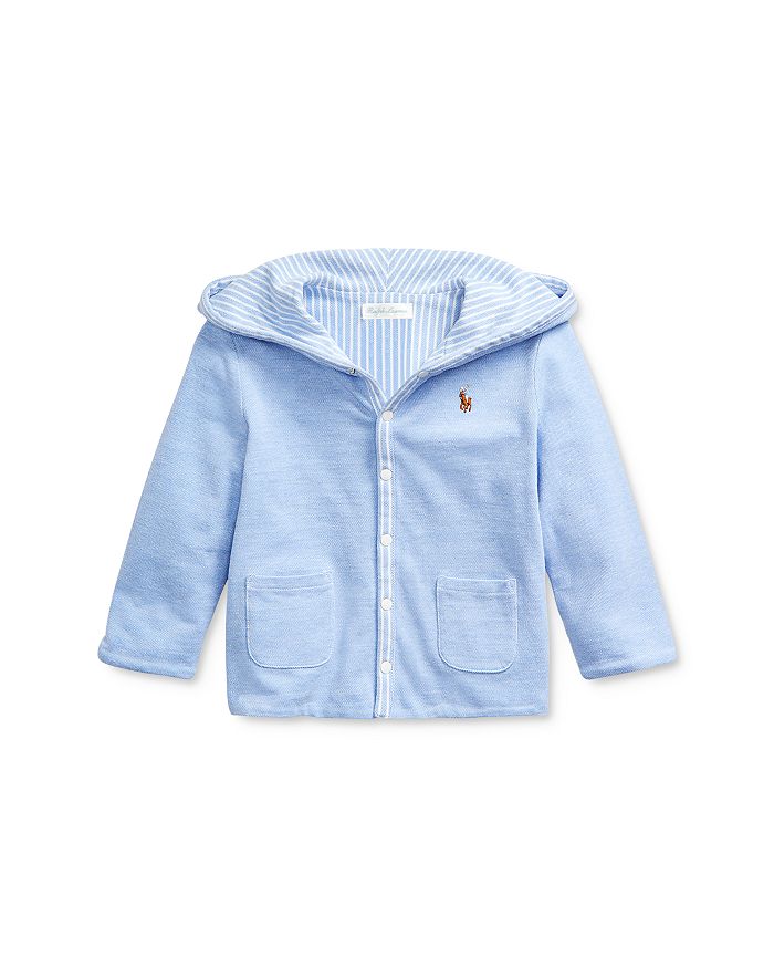 Ralph Lauren Boys Cotton Oxford Reversible Hooded Jacket Baby