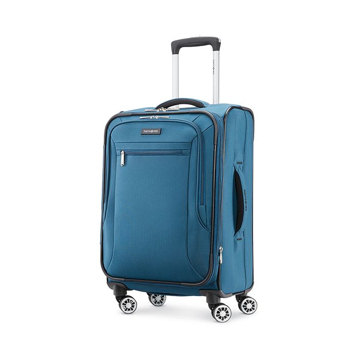 Samsonite Ascella X Expandable Carry-on Spinner Suitcase In Teal