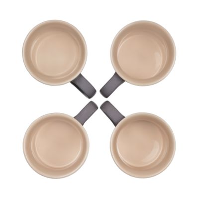 Stoneware Mugs, Set of 4