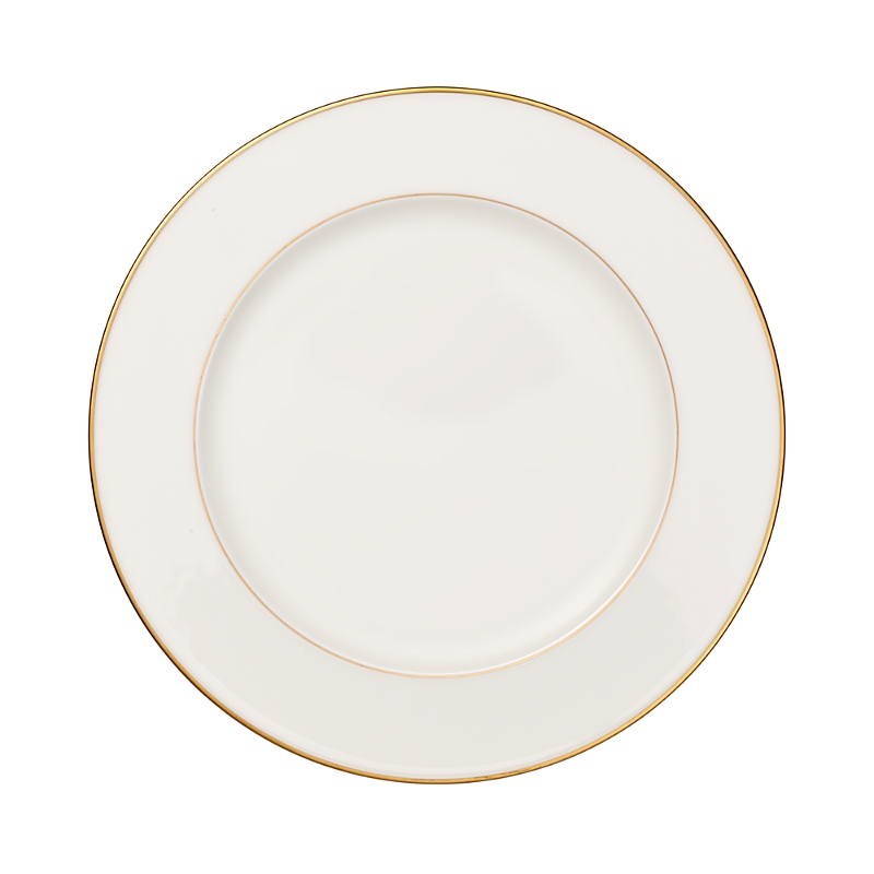 Villeroy & Boch Anmut Gold Round Platter In White