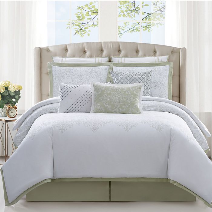 Shop Charisma Belaire Embroidered Euro Sham In Ivory