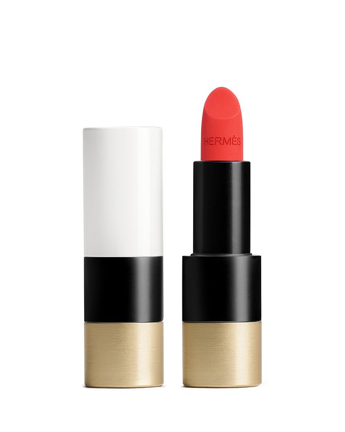 Pre-owned Hermes Rouge , Matte Lipstick In Rouge Exotique