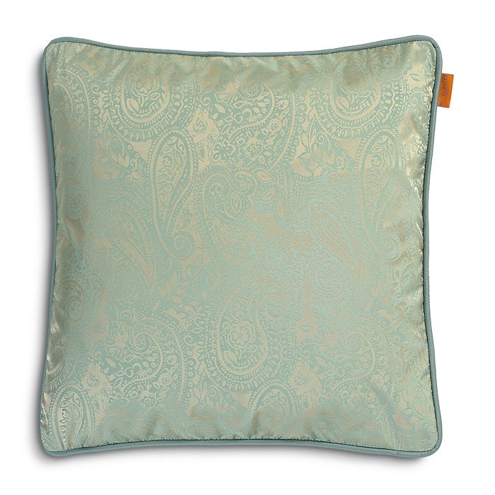 Etro Shih Piped Decorative Pillow, 18 X 18 In Green