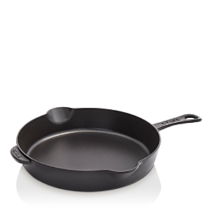 Staub Cast Iron 11'' Traditional Skillet In Black