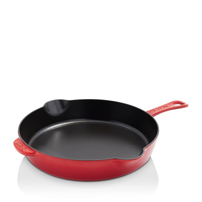 Staub Cast Iron 11'' Traditional Skillet In Cherry