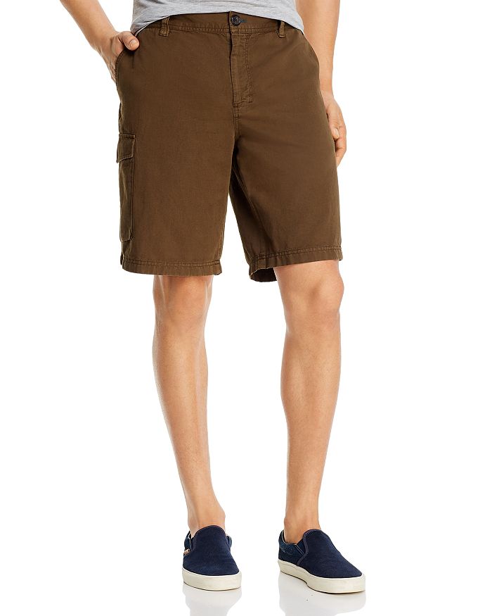 PS Paul Smith Cotton & Linen Regular Fit Cargo Military Shorts ...