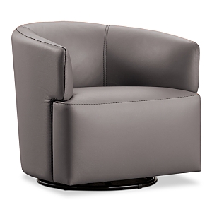 Nicoletti Capri Swivel Chair - 100% Exclusive In Bull 327 Dark Grey