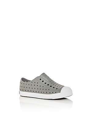 Native Unisex Jefferson Waterproof Slip-on Sneakers - Baby, Walker, Toddler, Little Kid In Pigeon Grey/shell White