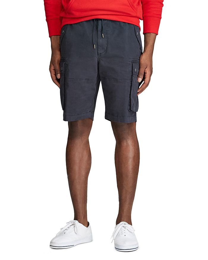 Polo Ralph Lauren Cotton Stretch Classic Fit Cargo Shorts In Black