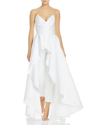 jay godfrey jumpsuit with overskirt