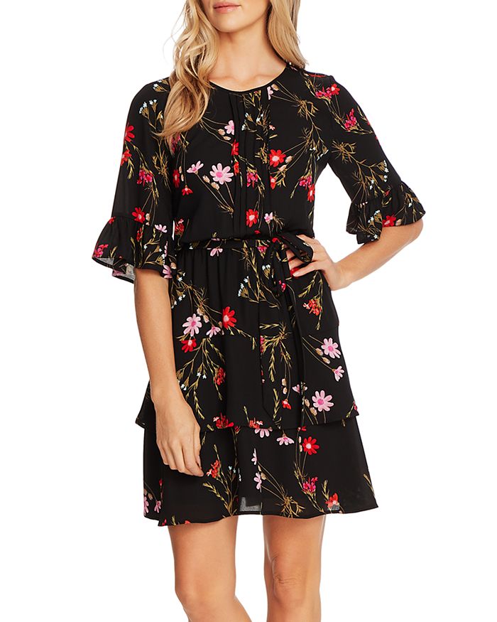 CeCe Enchanted Wildflower Pintucked Dress | Bloomingdale's