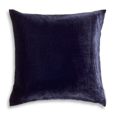 Aviva Stanoff - Silk Velvet Knife Edge Decorative Pillow, 20" x 20"