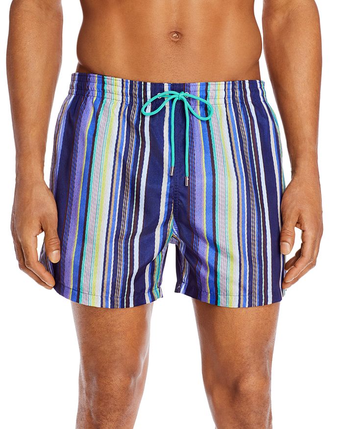 PS Paul Smith Maharan Stripe Swim Trunks | Bloomingdale's