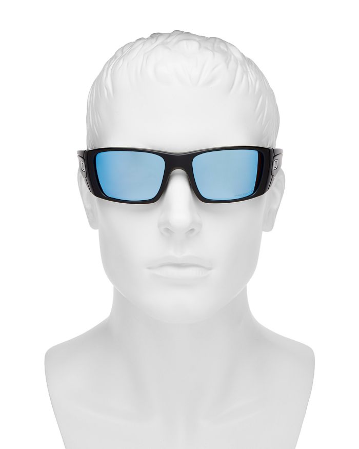 Shop Oakley Fuel Cell Polarized Square Sunglasses, 60mm In Matte Black/prizm Deep Polarized