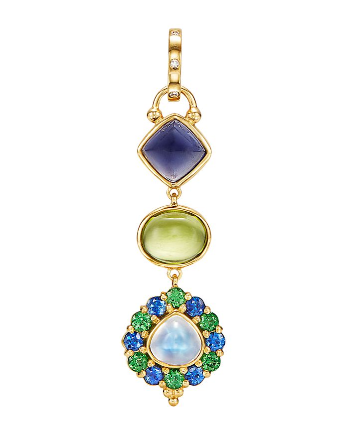 Temple St. Clair 18k Yellow Gold Color Theory Multi-gemstone & Diamond Pendant In Multi/gold