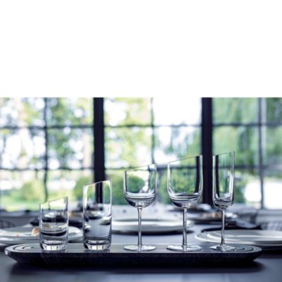 New Moon Flute Champagne Glasses, Set of 4