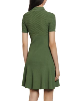 green emerald velvet dress Sandro