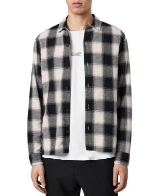 ALLSAINTS Slim-Fit Buffalo Plaid Shirt 