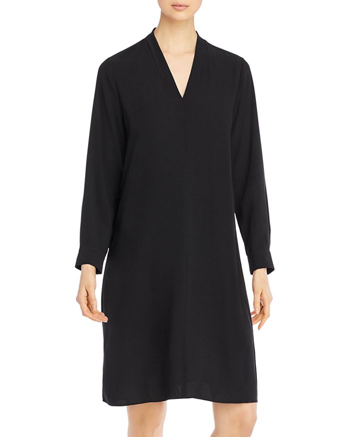 Eileen Fisher Silk Pullover Dress | Bloomingdale's