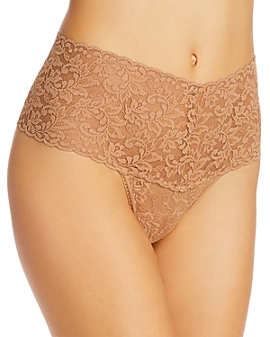 Shop Hanky Panky Retro Thong In Sun Tan