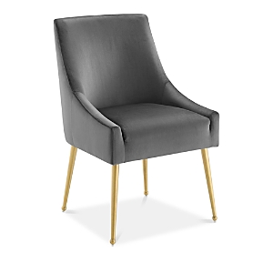 Modway Discern Upholstered Performance Velvet Dining Chair In Gray