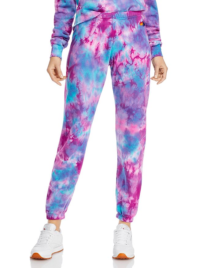 AVIATOR NATION TIE-DYED SWEATPANTS,WSPHDY