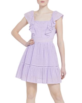 alice and olivia lavender dress