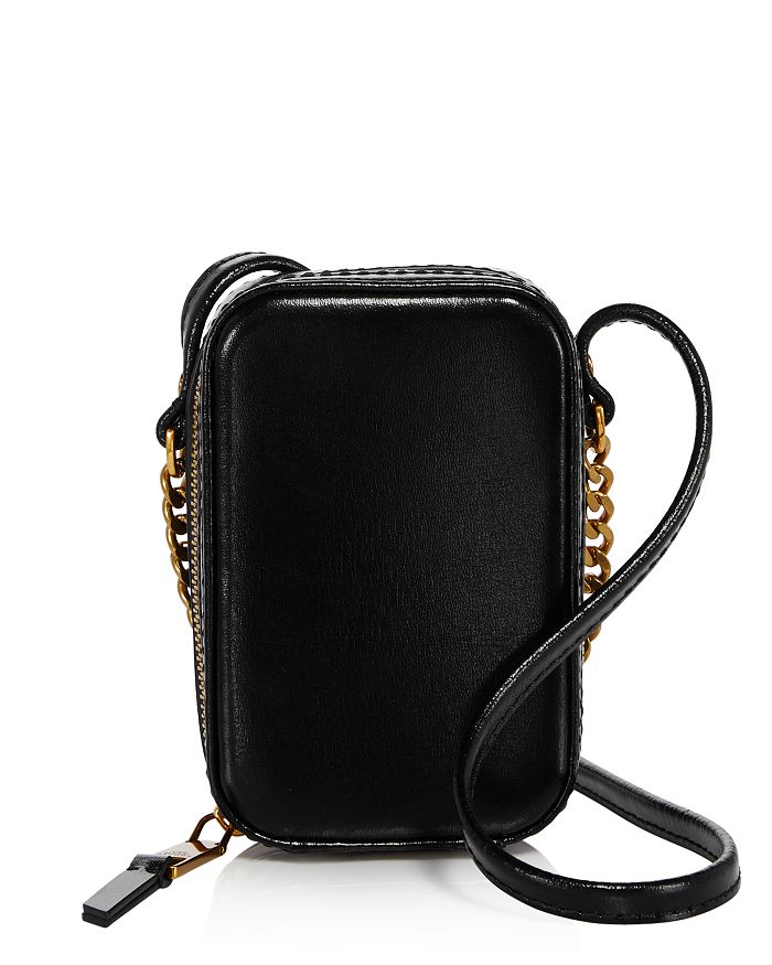 Marc Jacobs The Vanity Shoulder Bag In Black Leather | ModeSens