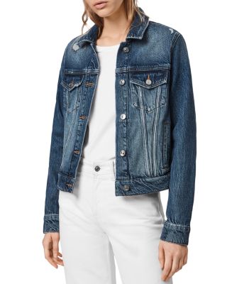 all saints hay denim jacket