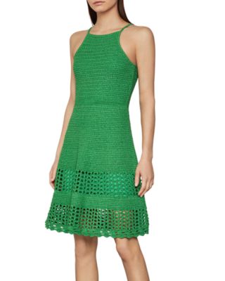 bcbgmaxazria crochet dress