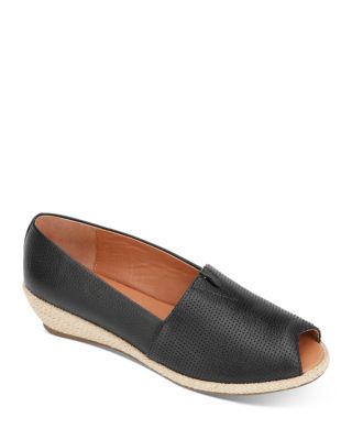 Luci Peep-Toe Wedge Sandals 